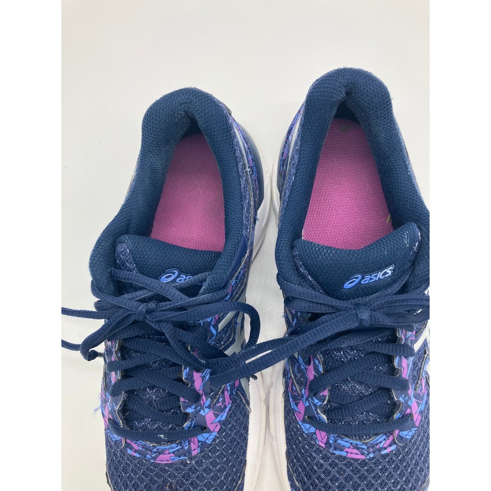 Asics GEL-Excite 4 Womens Running Shoes Navy Blue Purple Pink T6E8N Size 8.5